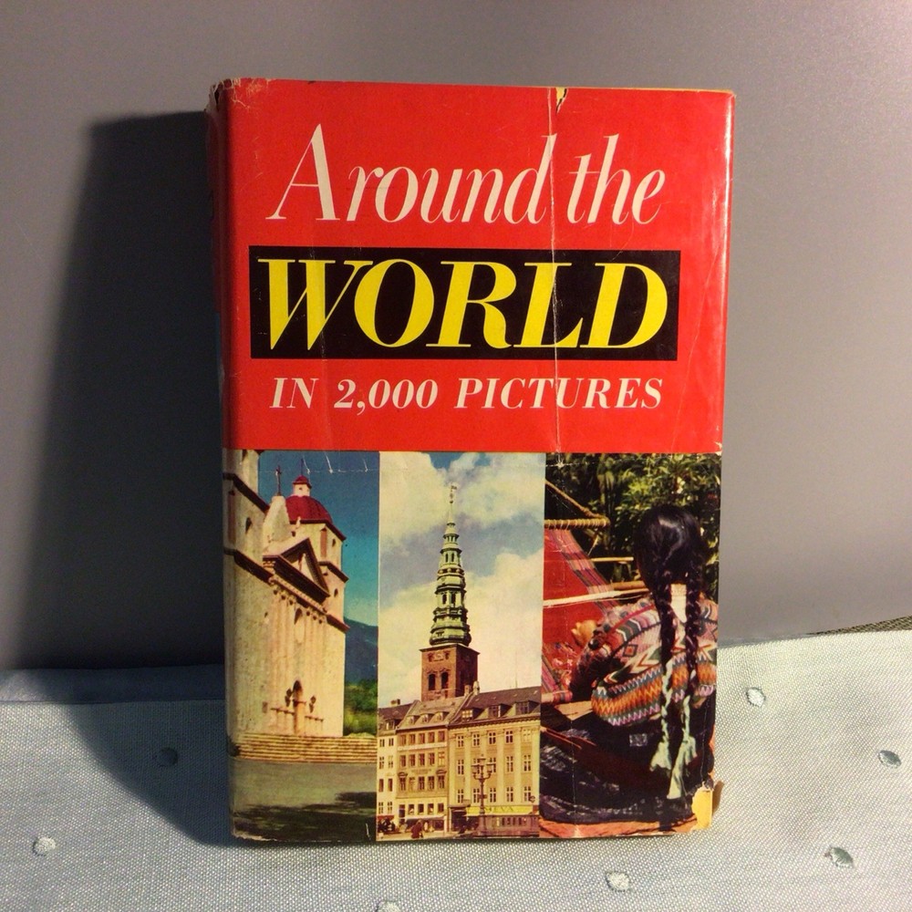 Around The World In 2000 Pictures 1956 Doubleday Hardcover 768 Pages