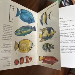 8 Tropical Fish Tattoos, Jan Sovak Little Book 4×5