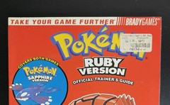 Pokemon Ruby and Sapphire Official Trainer’s Strategy Guide Brady Games GBA