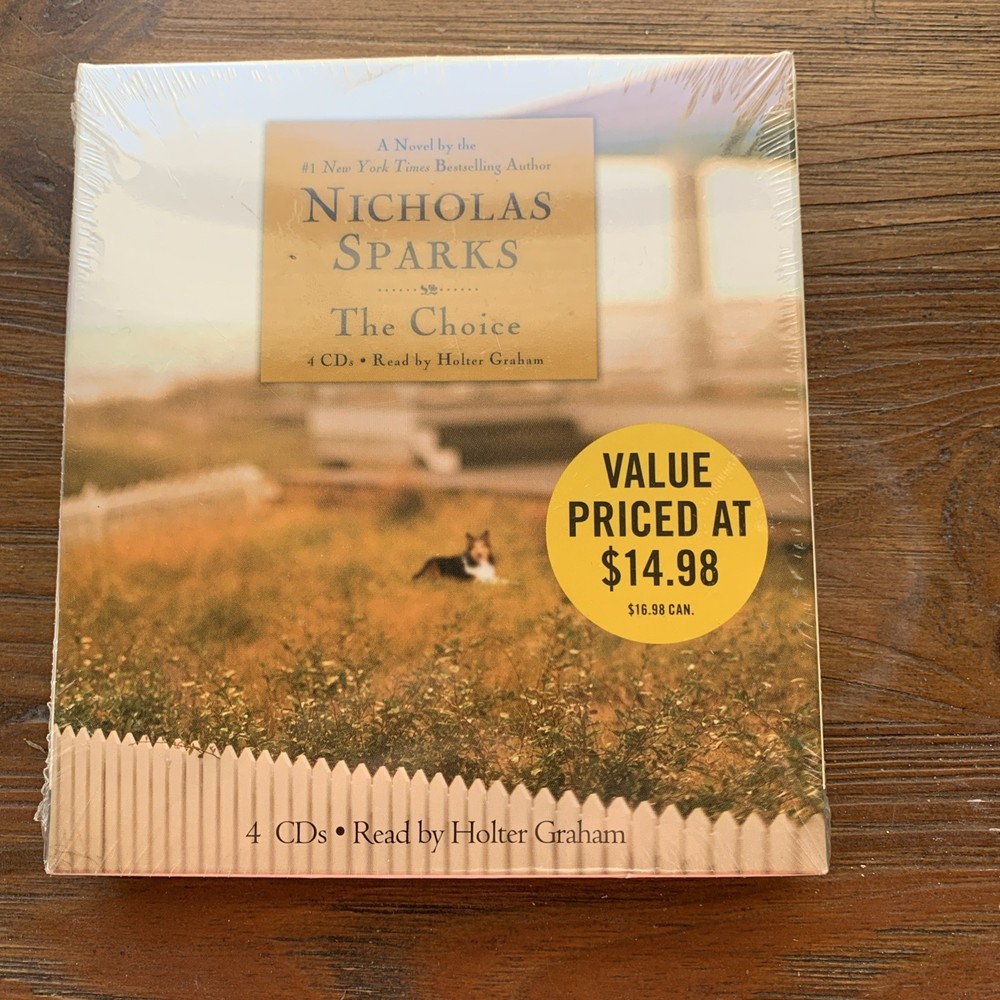 The Choice – Audio CD By Sparks, Nicholas – New -Factory Sealed