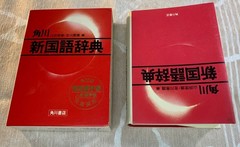 Vintage 1983 Kadokawa New Japanese Dictionary (Shin Kokugo Jiten) – 1981 1st Ed.