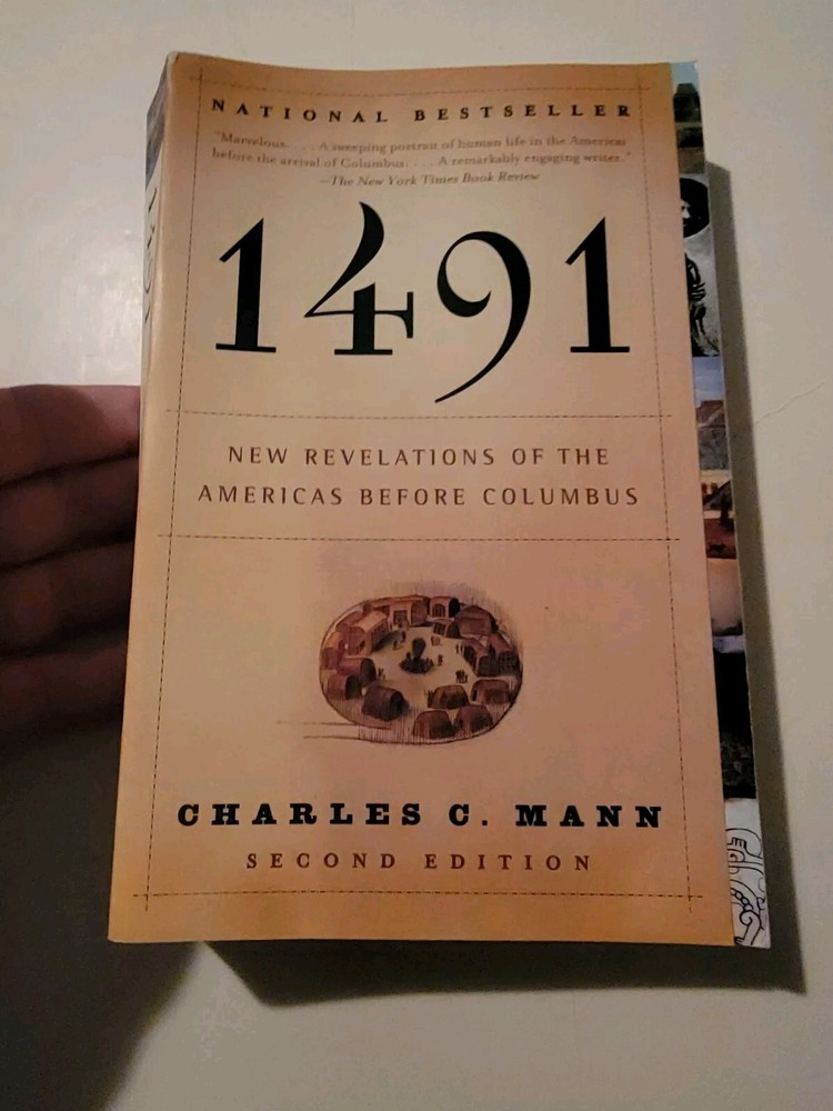 1491 New Revelations of the Americas Before Columbus by Charles C. Mann Pb Book