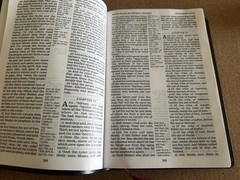 KJV Comfort Print Reference Giant Print Bible Burgundy Bonded Leather Red Ltr