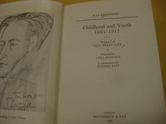 Ilya Ehrenburg – Childhood and Youth 1891-1917, Volume I of Men, Years-Life
