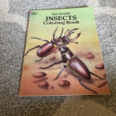 New Unused Jan Sovak Insects Coloring Book
