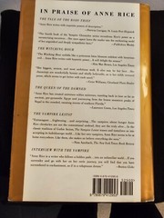 SIGNED Lasher by Anne Rice 1st Edition First Printing 1993 Personalized
