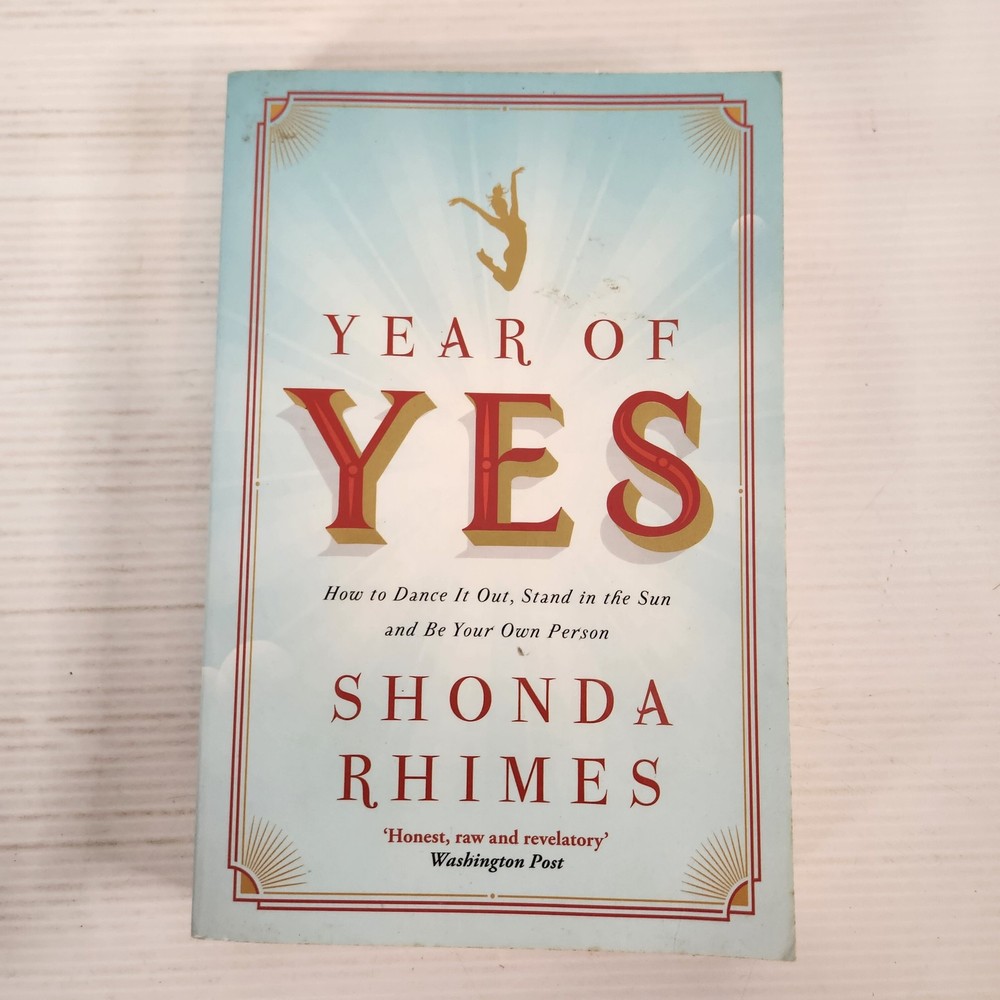 Year of Yes by Shonda Rhimes Paperback Book