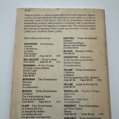 Fellini’s Early Screenplays by Federico Fellini