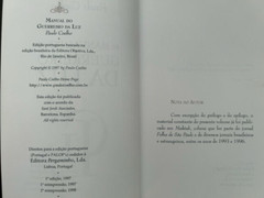 Manual do Guerreiro Da Luz (paperback in Portuguese 154 pages clean no damage)