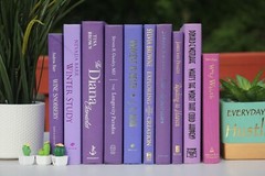 Stack of 6 colorful books for Decoration | Book Decor| Decorative Book set.