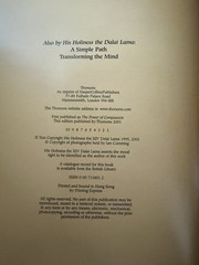 Art of Living : A Guide to Contentment, Joy and Fulfillment by Dalai Lama 2001