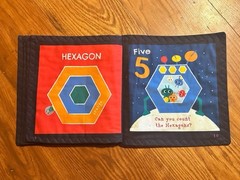 Space Counting Book of Shapes Soft Book for Toddlers And babies