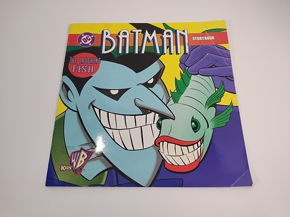 Batman Animated Series Storybook – The Laughing Fish – Kids WB DC Comics Vintage