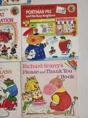 Lot 14 Richard Scarry Picture Books Golden Books Busy Busy Town Storybooks
