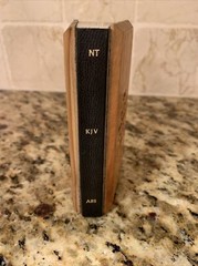 New Testament Pocket Wooden Cover / King James Version American Bible Society
