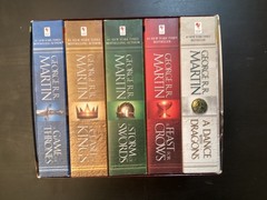 Game of Thrones 5 Book Box Set, George R.R. Martin, A Song of Ice and Fire Boxed