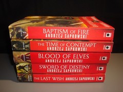 The Witcher Series 5 Book lot Andrzej Sapkowski Netflix Trade PB Orbit Fantasy