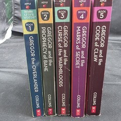 THE UNDERLAND CHRONICLES Series 1-5 set PB Lot Gregor Bane Curse Marks Claw
