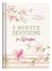 3-Minute Devotions for Women: A Daily Devotional – Hardcover – VERY GOOD