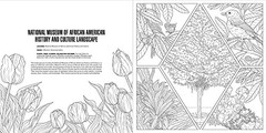 Gardens: A Smithsonian Coloring Book, Smithsonian Institution, Very Good Book