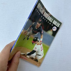 Official Baseball Rules 1996 Edition The Sporting News SC Vintage MLB Official