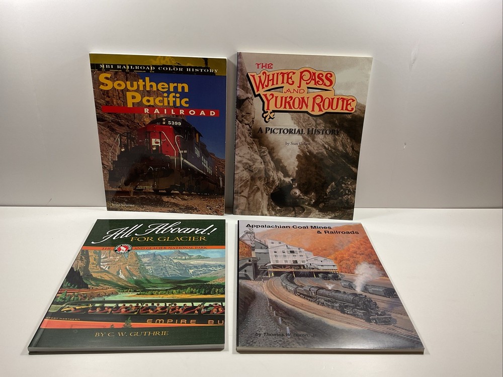 Southern Pacific Railroad White Pass Appalachian by Brian Solomon Lot of 4 PB