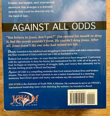 Lot Of 4 YWAM books: Against Odds, Walking Miracle, Torches of Joy, Bird on Head