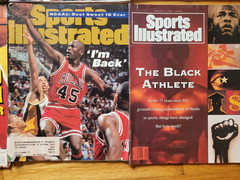 SPORTS ILLUSTRATED MICHAEL JORDAN LOT CHICAGO BULLS COLLECTION 12 MAGAZINES