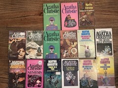 Lot Of 27 AGATHA CHRISTIE Novels Many Hercule Poirot Miss Marple Series Vintage
