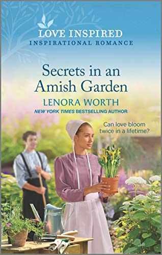 Secrets in an Amish Garden: An – Paperback, by Worth Lenora – Very Good