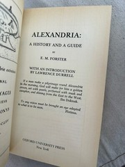 Alexandria & A Passage To India – Paperback Lot E. M. Forster
