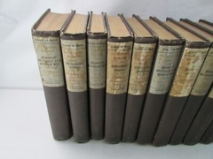 Honore de Balzac 20 Volumes 1899 Antique Distressed Décor Book Set