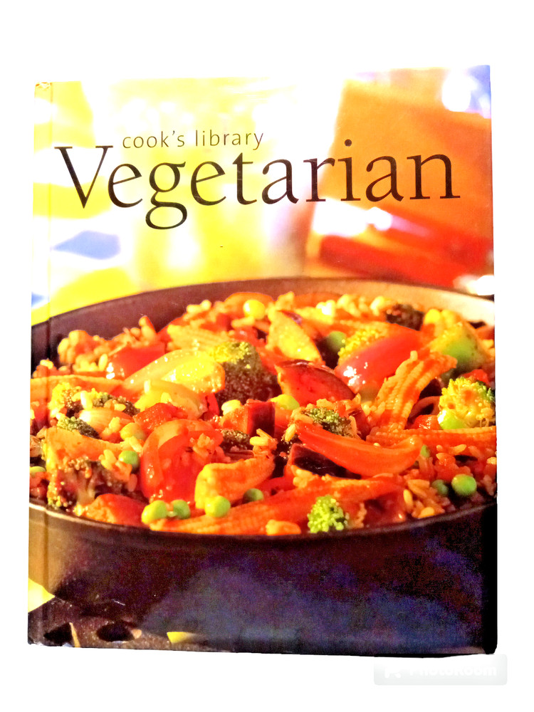 Cook’s Library VEGETARIAN – Hardcover (10 1/2″ x 8 1/2″ x 1/2″ – 3 lbs.)