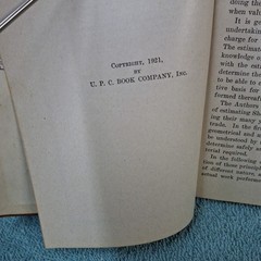 Estimating Sheet Metal Work – 1922 – Hardcover – Neubecker And Hopp – 416 pages