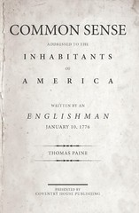 „Common Sense” by Thomas Paine (Paperback)