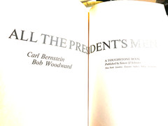 RARE TRADE! All the President’s Men by Bob Woodward & Carl Bernstein 1994 GREAT