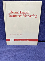Life and Health Insurance Marketing – 1992 Hardback – Like New Condition