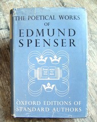 Poetical Wroks Of Edmund Spenser ~1950 Vintage HC~ Oxford Tudor England Classic