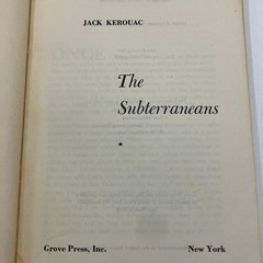The Subterraneans Jack Kerouac Grove Evergreen Edition 1958 VTG PB 2nd Printing