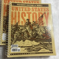 BJU United States History Teacher Edition Textbook High school Book 1 And 2