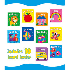 Baby’s First Library 10-Book Set – Board Book Set for Babies and Toddlers, Ages