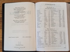 KJV 400th Anniversary Bible, Black Genuine Leather, Holman Bible Publishers
