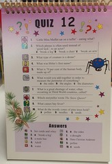 Action Quiz Pad 8-10 Years Spiral Bound 400 Questions 7 Categories Illustrated