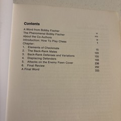 Bobby Fischer Teaches Chess Hardcover Xerox 1966 fourth printing