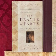 PRAYER OF JABEZ BOOK LOT}CASSETTE+JOURNAL+BIBLE STUDY+DEVOTIONAL*BRUCE WILKINSON