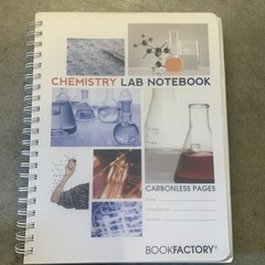 Chemistry Lab Notebook by BookFactory 100 sheets