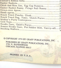 Bazaar Specialties Easy to Make Crafts by KAP Vintage 1974- 31 pages See Video