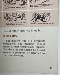 1960 Basic Rifle Marksmanship By NRA 31 Pages