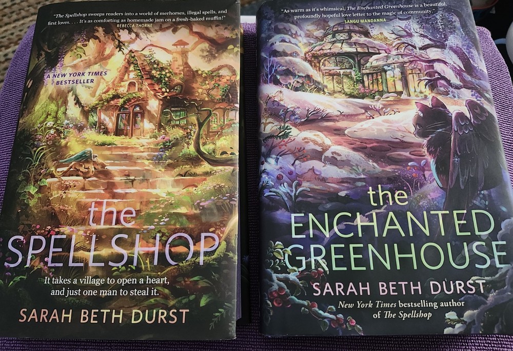 Sarah Beth Durst The Spellshop and The Enchanted Greenhouse Hardcover Fantasy
