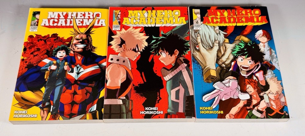 My Hero Academia Lot Vol. 1-3 ( Volume 1 2 3) Manga English Shonen Jump Comics